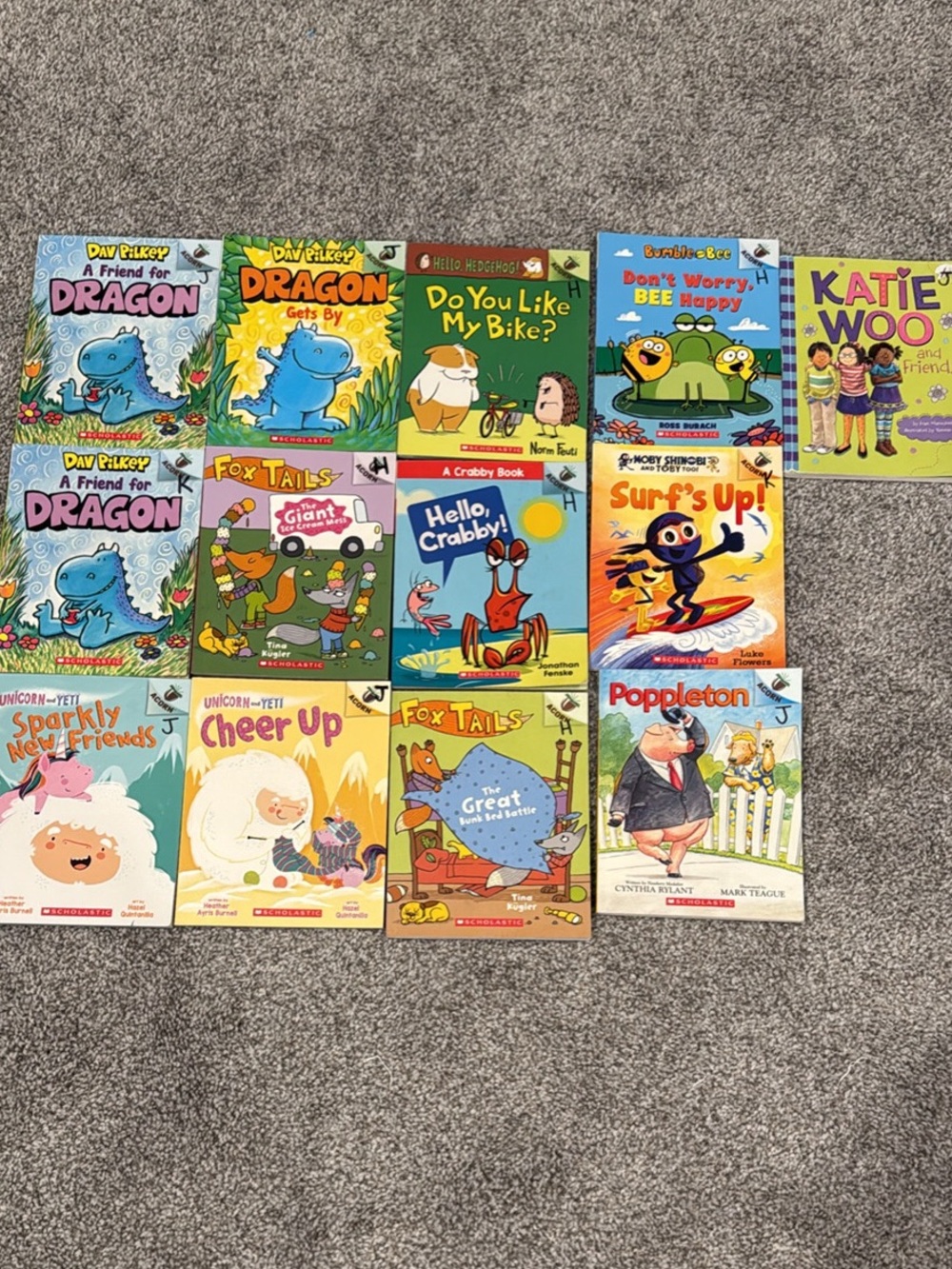 Mix of lower level chapter books